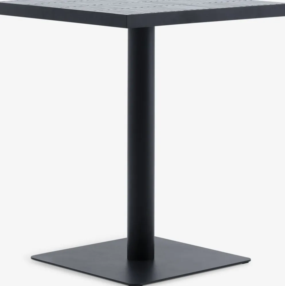 STENUNGSUND + TAGMARKSTENUNGSUND L60 table gris + 2 TAGMARK chaises noir
