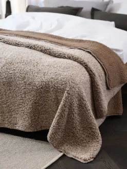 STORFRYTLEPlaid polaire STORFRYTLE 200x220 sable foncé