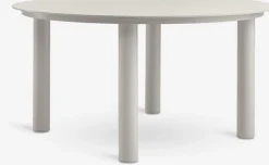 SURNADAL + STORDALENSURNADAL Ø150 table beige + 4 STORDALEN chaises naturel