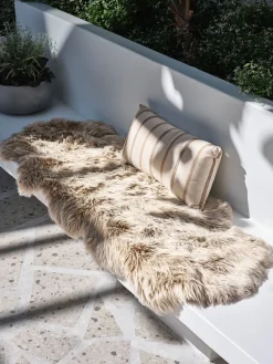 TAKSFausse fourrure TAKS 60x160 beige