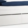 TANGBJERGLit a/rangement TANGBJERG 90/180x200 blanc