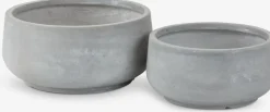 TERASSEBac à fleurs TERASSE Ø44/36 gris 2pcs/lot