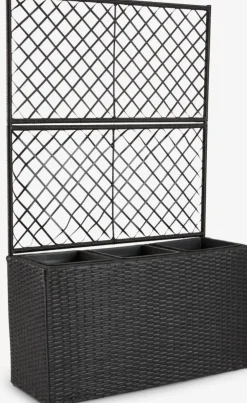 TRANAJardinière TRANA l30xL83xH130 noir