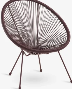 UBBERUPFauteuil lounge d'extérieur UBBERUP aubergine