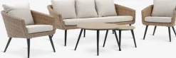 UDSTRUPEnsemble lounge UDSTRUP 5 personnes naturel
