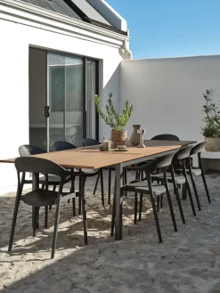 ULBJERGTable de jardin ULBJERG l99xl214/297 eucalyptus