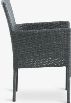 VAMDRUP + AIDTVAMDRUP Ø120 table + 4 AIDT chaises gris