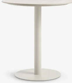VAMDRUP + GILJAVAMDRUP Ø70 table + 2 GILJA chaises beige