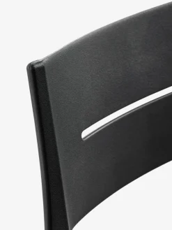 VAMDRUP + INGSTRUPVAMDRUP Ø70 table gris + 2 INGSTRUP chaises noir