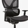 VARPELEVFauteuil de bureau VARPELEV maille noir/noir
