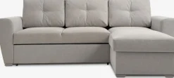 VEJLBYCanapé convertible méridienne VEJLBY tissu sable clair