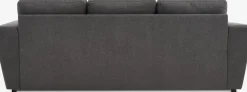 VEJLBYCanapé convertible VEJLBY 3 places tissu gris foncé