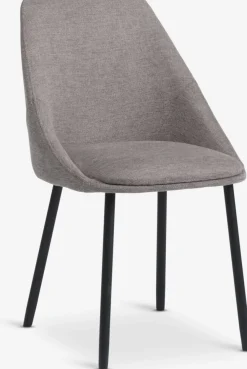 VELLEVChaise VELLEV tissu sable/noir