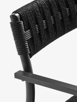VIERLI + TRILLEVALLENVIERLI L149 table + 4 TRILLEVALLEN chaises noir