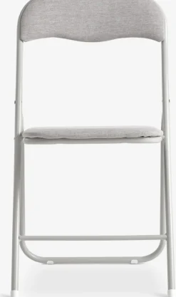 VOELChaise pliante VOEL tissu sable clair