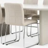 VORDINGBORG + HAMMELVORDINGBORG L198 table beige + 4 HAMMEL chaises beige